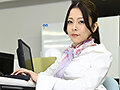 部下の女子社員のパンストパンチラが気になり残業中オフィスでパンスト破いてハメました 岬あずさ