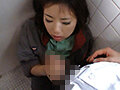 清掃員のおばさんに突撃手コキ交渉したら…