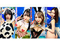 素人パンチラ in 自宅で個人撮影会vol.079【電撃ビリビリ4コスプレ】素人モデル美女4名 露出度激高のセクシーガールズ！ジメジメ気分を吹き飛ばす高気圧美女軍団！！