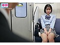 金曜日の最終電車で疲れ切ったサラリーマンの俺をパンチラ太腿で小悪魔誘惑してくるJ系が2人きりの車両でこっそり中出しさせてくれた。 ひなたなつ