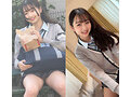 街中ミニスカ観察 パンティワカメちゃん状態の学生2名 TちゃんとAちゃん